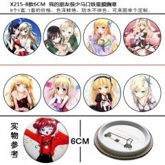 Boku wa Tomodachi ga Sukunai Anime Button Badges 
