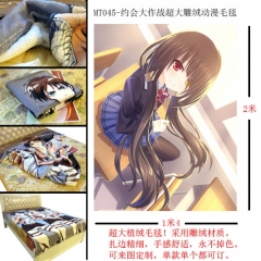 Date A Live Anime Blanket (single face)
