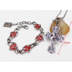 Naruto Anime Necklace +Bracelet 