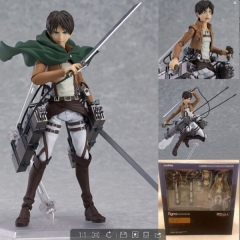 Figma Attack on Titan Eren Jaeger 207# Can Change Face Anime Figures
