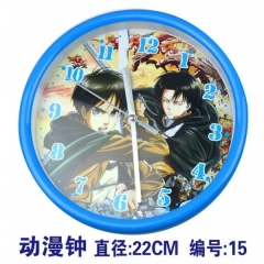 Attack on Titan Anime Clock