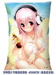 Super Sonico Anime Pillow 40*60CM （single face）