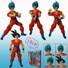 16CM SHF Dragon Ball Z Goku Japanese Anime Action Figure