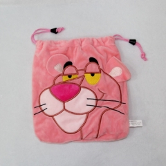 Pink Panther Anime Plush Bag 20*15cm