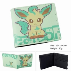 Pokemon Leafeon PU Anime Wallet Cosplay Purse