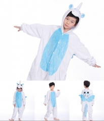 Children Blue Unicorn Animal Pyjamas