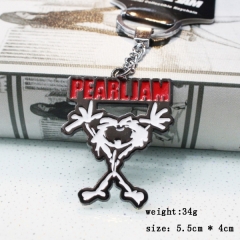 Pearl Jam Anime Keychain