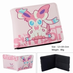 Pokemon Sylveon PU Anime Wallet Cosplay Purse