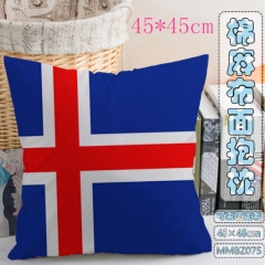 Iceland's national flag Anime Pillow
