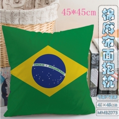 Brazil's national flag Anime Pillow