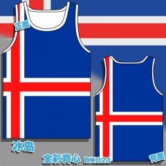 Iceland Anime T shirts