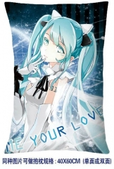 Hatsune Miku Anime Pillow 40*60CM （two-sided）