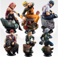 Naruto International Chess Styles Cosplay Anime PVC Figure Toy (6pcs/set)