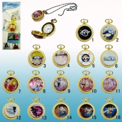 16 Styles Anime Necklace Watch