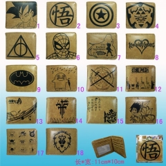 18 Styles Anime Wallet