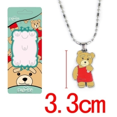 Teddy Bear Anime Necklace