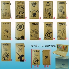 12 Styles Anime Wallet