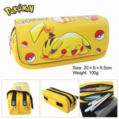 Pokemon Multifunctional Cartoon Zipper Anime Pencil Bag
