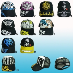 10 Styles Anime Hat