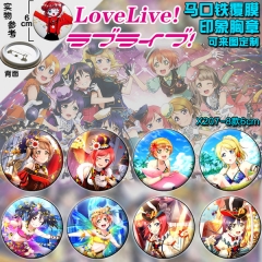 Love Live Anime Brooch (8pc Per Set）