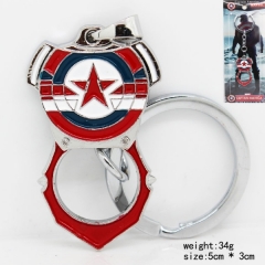 Captain America Anime keychain