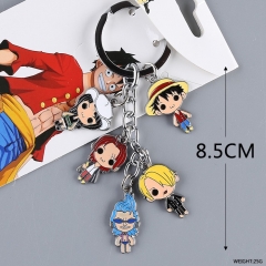 One Piece Cartoon Pendant Anime Keychain