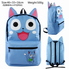 Fairy Tail Happy Carton Bag Canvas Stereoscopic Japanese Anime Backpack
