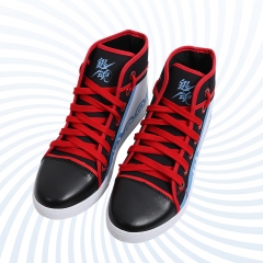 Gintama Cartoon Cosplay Canvas Shoes Red Japanese Anime Shoes