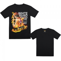 One Piece ACE Anime Cartoon Cotton T-shirt