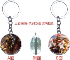 Game King Of Glory Anime Cute Fancy Character Glass Pendant