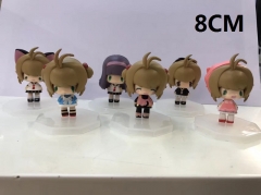 Card Captor Sakura Cartoon Cute Toys Japanese Anime Figure 8CM Set Of 6