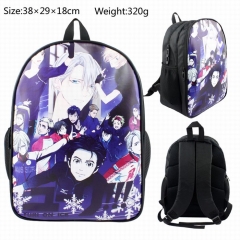 Yuri !!! on Ice PU Canvas School Teenages Bag Anime Backpack