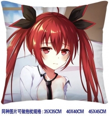Date A Live Anime Pillow 40*40CM （two-sided）