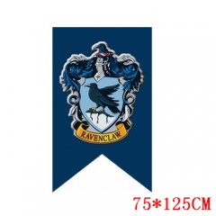 Harry Potter Ravenclaw 75*125CM Cosplay Blue Background Cartoon Anime Flag