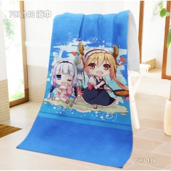 Kobayashi-san Chi no Maid One Side Printing Anime Bath Towel