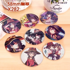 Kono Subarashii Sekai ni Shukufuku wo!  8 Designs 6CM Anime Button Badge (Set)