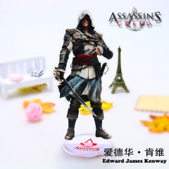 Assassin's Creed Edward James Kenwa Cartoon Figure Model Anime Standing Plates Acrylic Figure