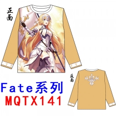 Fate Japanese Game Cosplay Print Long Sleeves Anime T Shirts