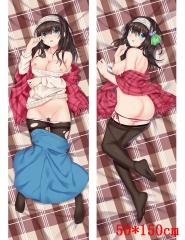 THE IDOLM@STER CINDERELLA GIRLS Cartoon Stuffed Bolster Sexy Sagisawa Fumika Soft Anime Pillow 50*150CM