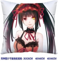 Date A Live Anime Pillow 45*45CM （two-sided