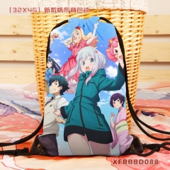 Eromanga Sensei Canvas Cartoon Gift Bag Anime Drawstring Bag
