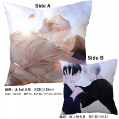 Yuri On Ice Japanese Cartoon Fashion Cosplay Print Anime Pillow 45*45CM