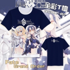 Fate Grand Order Cartoon Pattern Color Printing Anime Tshirts