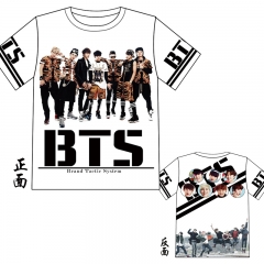 Popular Korea Star BTS Group Pattern Anime Boys Tshirts