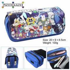 Undertale PU Nylon Multifunctional Anime Pencil Bag