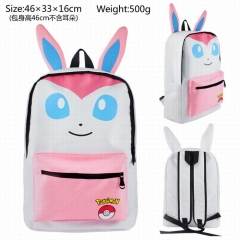Pokemon Sylveon School Cartoon Bag Canvas Stereoscopic Anime Backpack