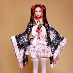 Mega Lolita Fashion Creator Anime Kimono Costume