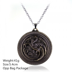 Game of Thrones Bronze Alloy Anime Necklace (10pcs/set)