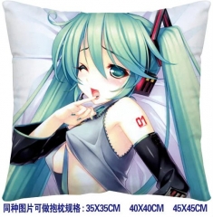 Hatsune Miku Anime Pillow 45*45CM （two-sided）