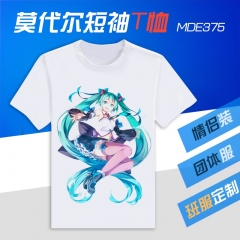 Vocaloid Hatsune Miku Modal Cartoon Short Sleeve Anime T shirt
